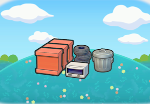 대형 쓰레기 수거장