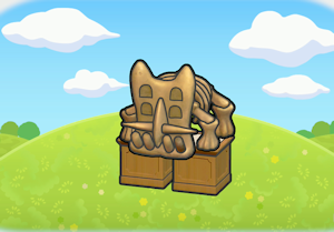 실드화석 전시대