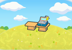 어서 오세요 계산대